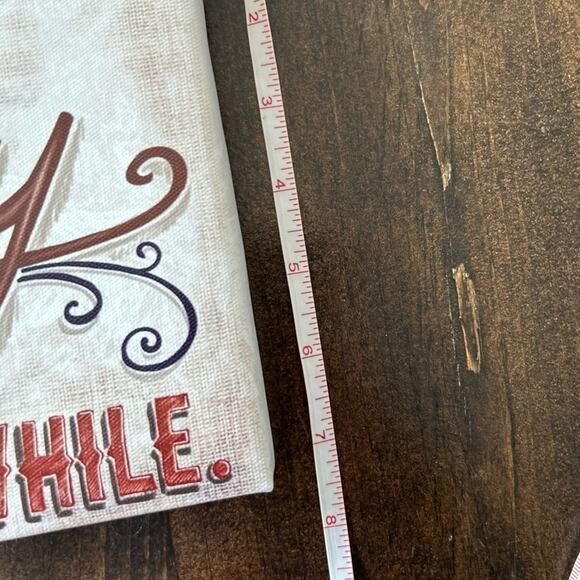 Love Makes The World Go Round Family Makes The Ride Worthwhile Canvas Wall Sign - Picture 3 of 4